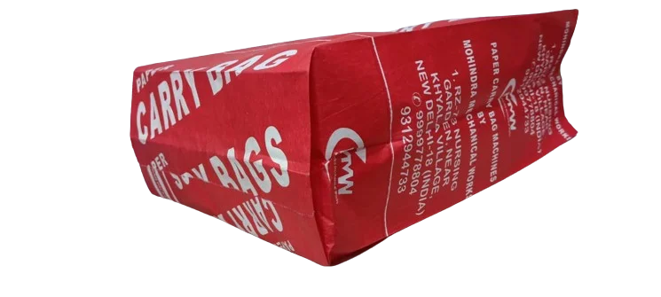 Standard 36  Inchs Paper Bag Making Machine  In Four  Color  Sample